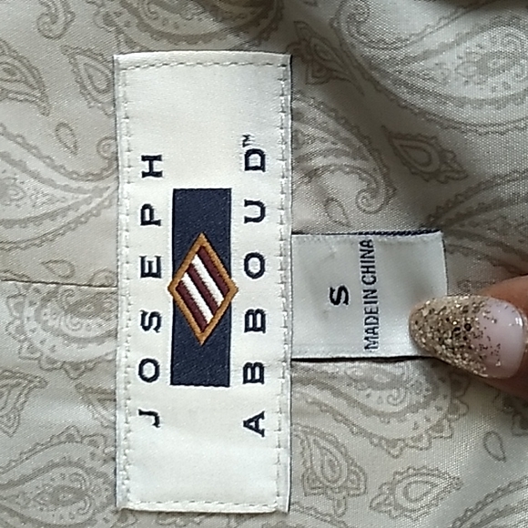 JOSEPH ABBOUD fitted suit vest from Jos A Bank mens S - Picture 2 of 4